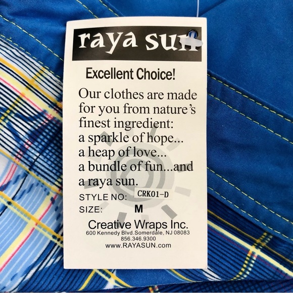 Raya Sun Wrap Skirt Swimwear Beach Cover Up Blue Reversible Floral Print NEW - Picture 4 of 9